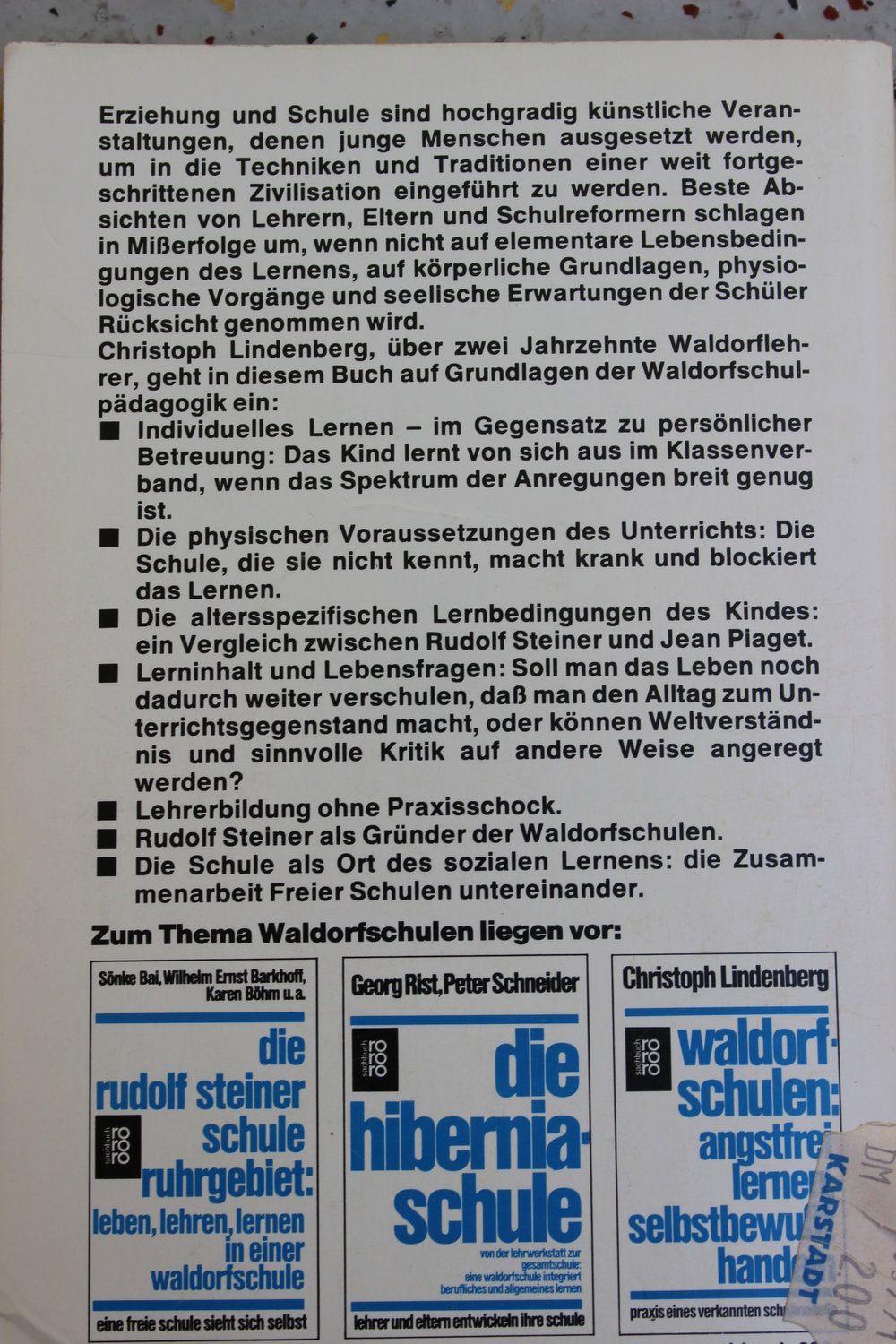 Die Lebensbedingungen des Erziehens - Lindenberg