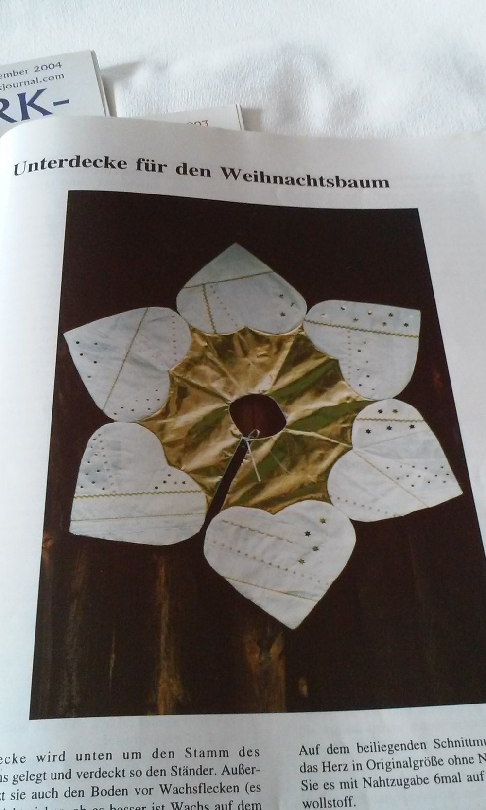 Patchwork Quilt 11,12/2004 11,12/2003 und Weihnachten spezial´96