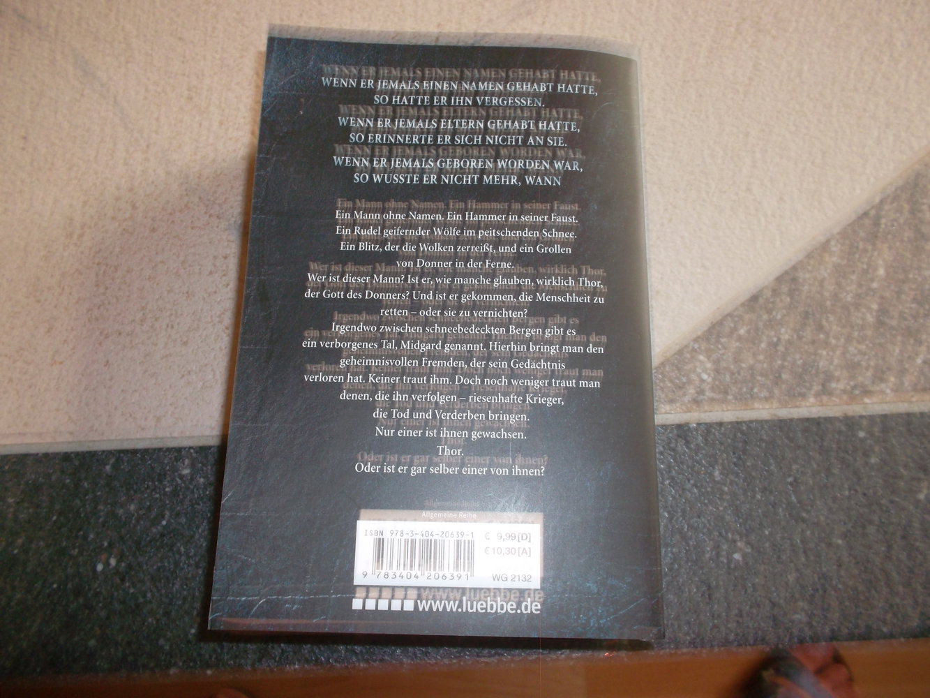 THOR,die asgard-saga.wolfgang hohlbein.neu
