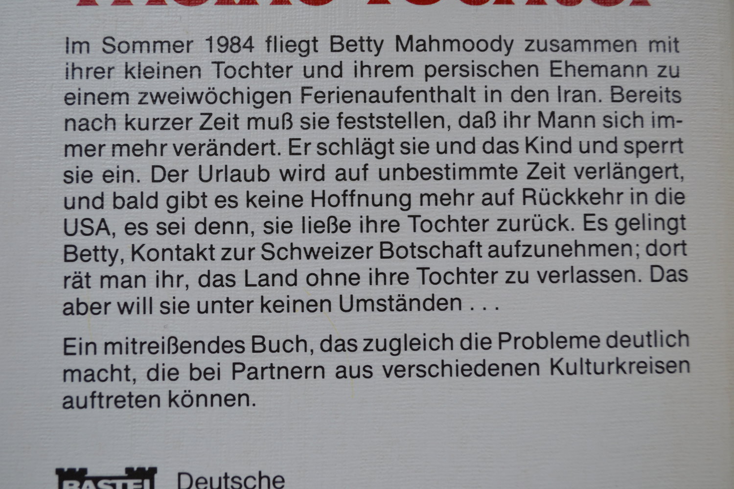 Nicht ohne meine Tochter