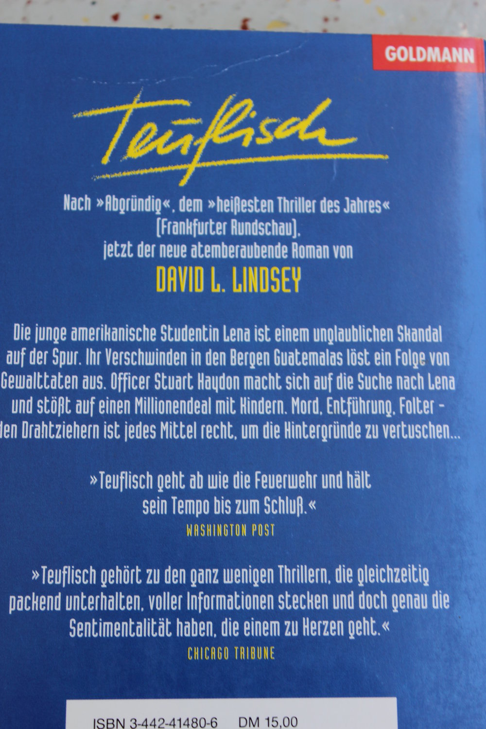 Teuflisch - David L.Lindsey