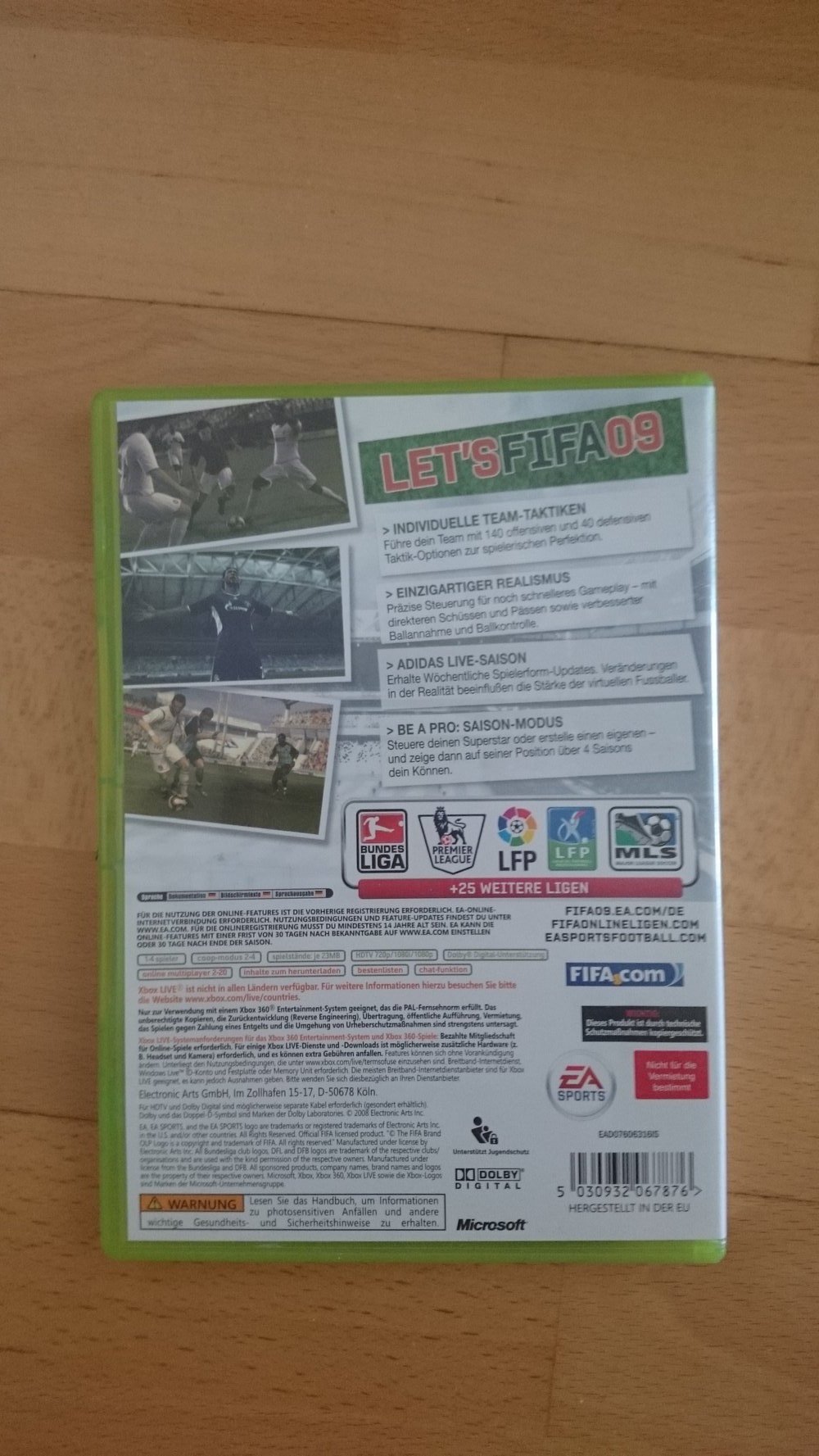 EA Sports Fifa 09 für Xbox 360