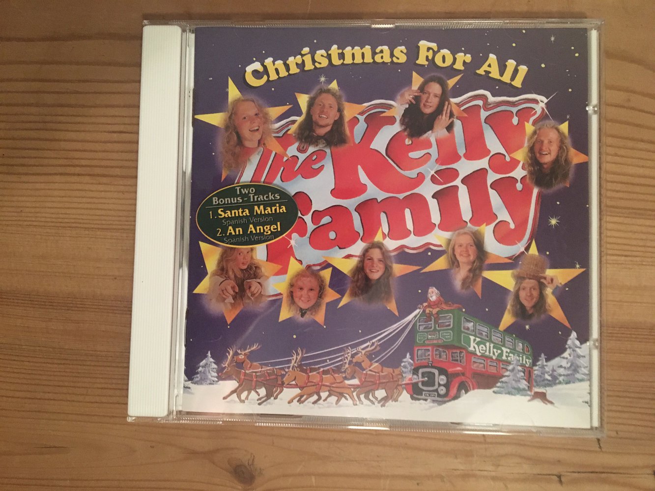 The Kelly Family Weihnachtsalbum mit Autogramm von Joe Kelly (Original, kein Abgedrucktes)