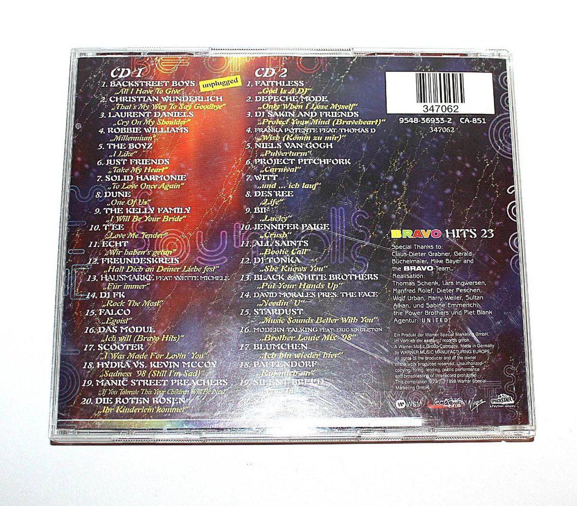 Bravo Hits 23 Sampler Hit Sammlung