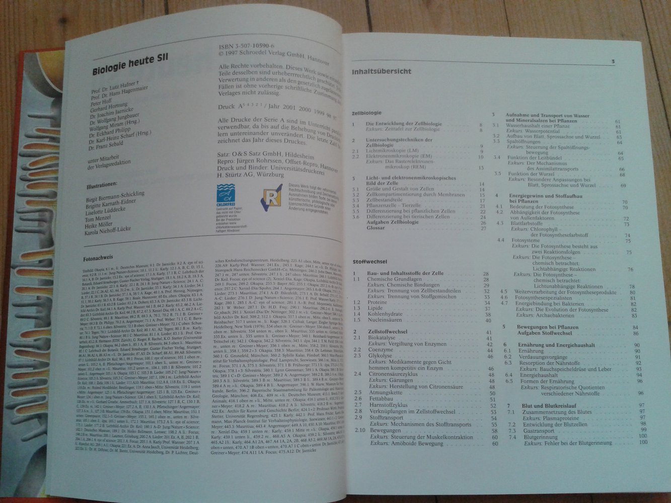 Biologie heute SII – Ein Lehr- und Arbeitsbuch