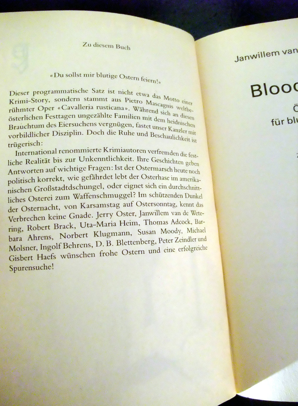 Janwillem van de Wetering u.A. - Bloody Bunny (Blutige Ostern, Thriller, Spannung, Geschenk)