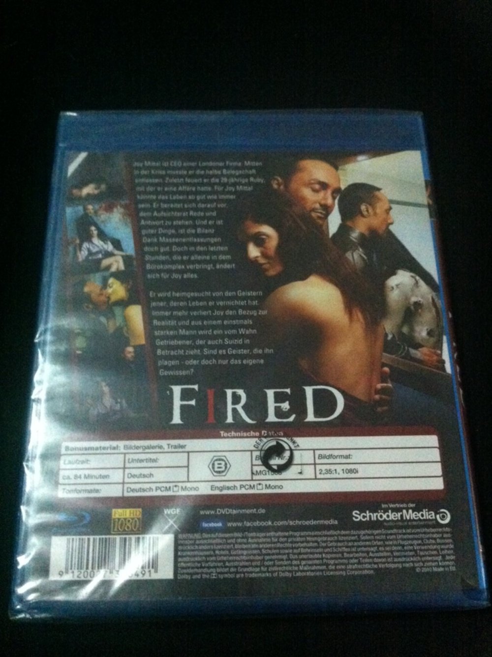 FIRED (Paranormal Hell) Bluray neu *Horror *