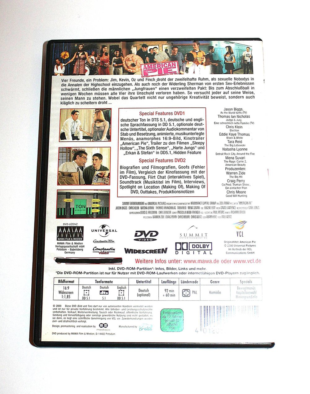 American Pie DVD