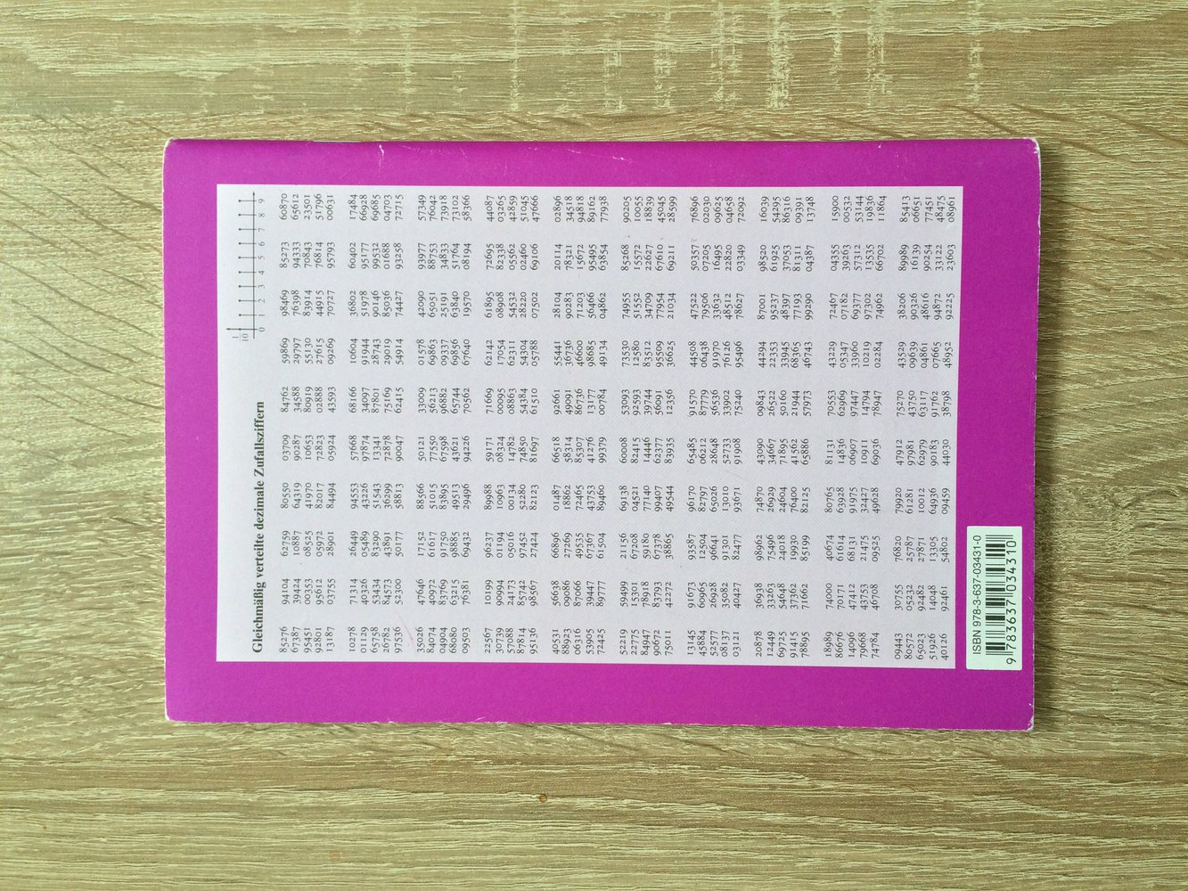 Tabellen zur Stochastik für gymnasiale Oberstufe, Mathematik