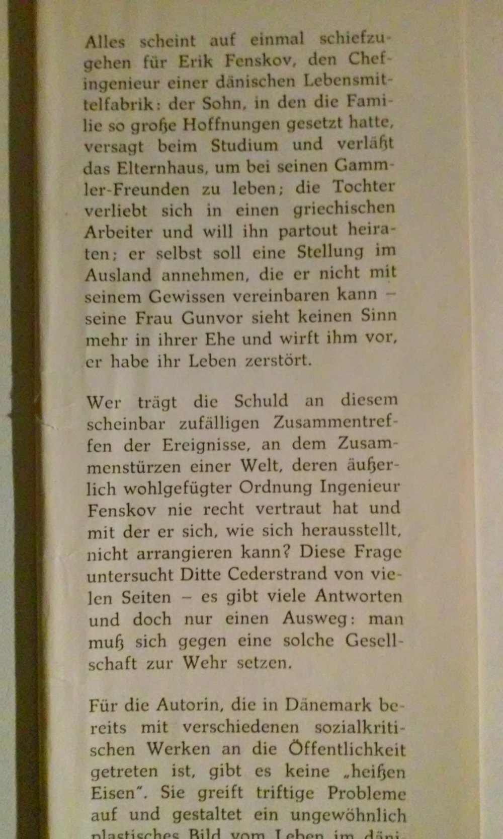 Alle meine Kinder Ditte Cederstrand  Buch 'Roman 1. Auflage 1969 aus dem Dänischen