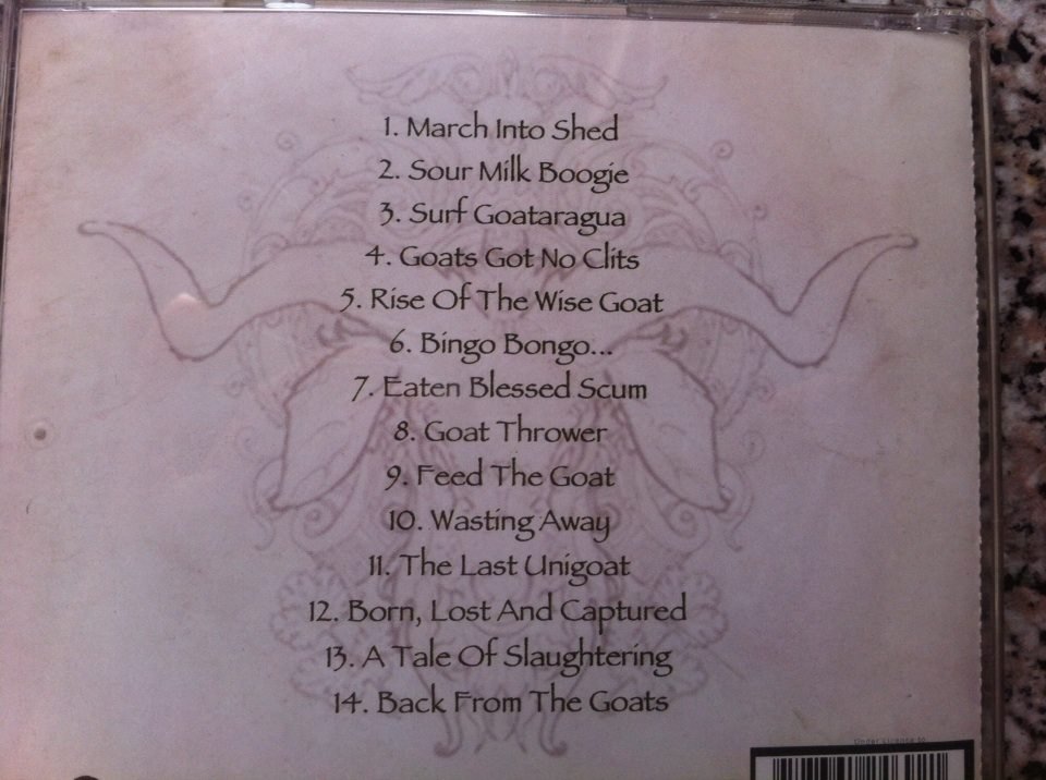 MILKING THE GOATMACHINE - Back from the Goats...a Goateborg Fairy Tale  CD #grind #metal