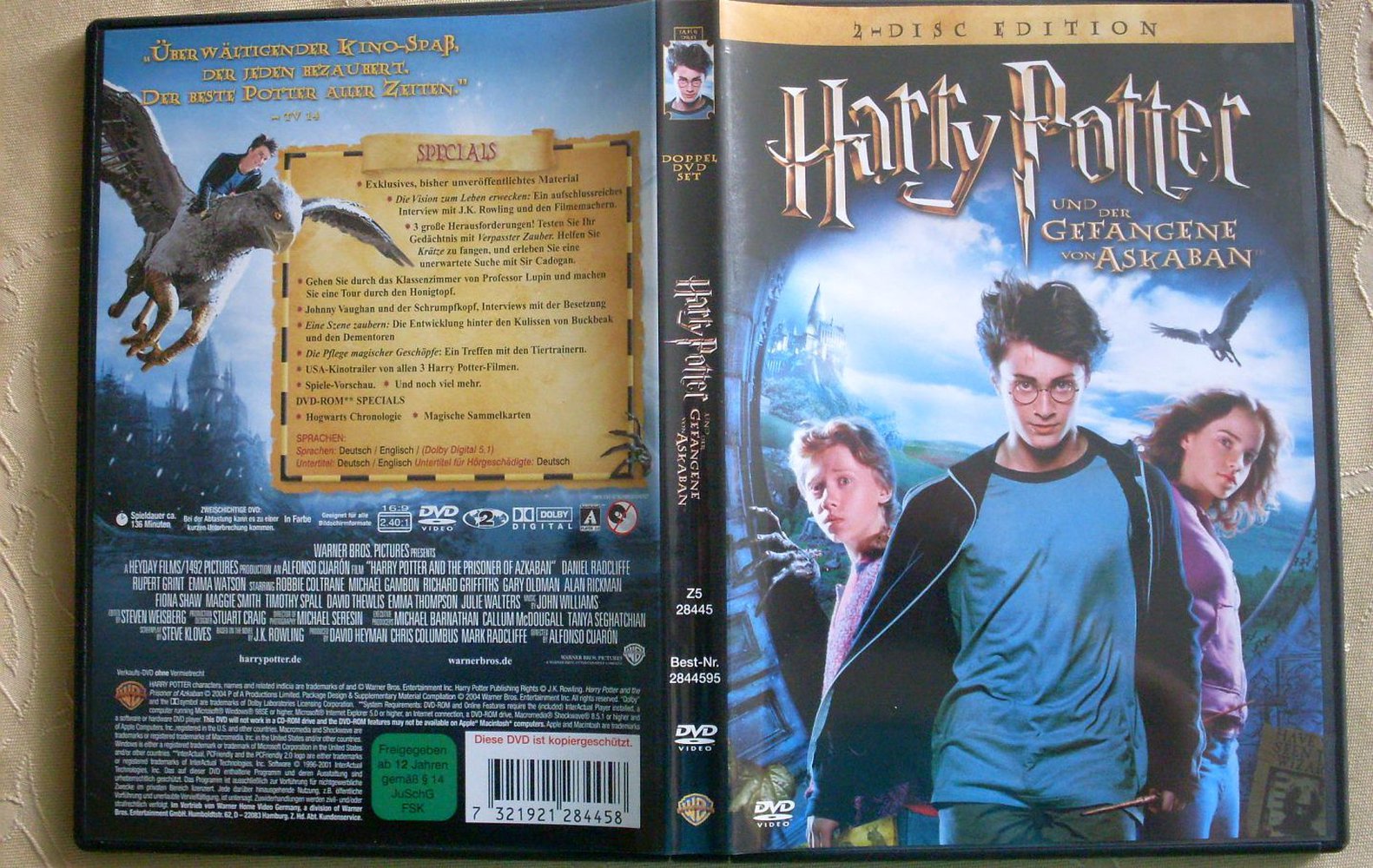 DVD Harry Potter - Gefangene  von Askaban 3. Teil
