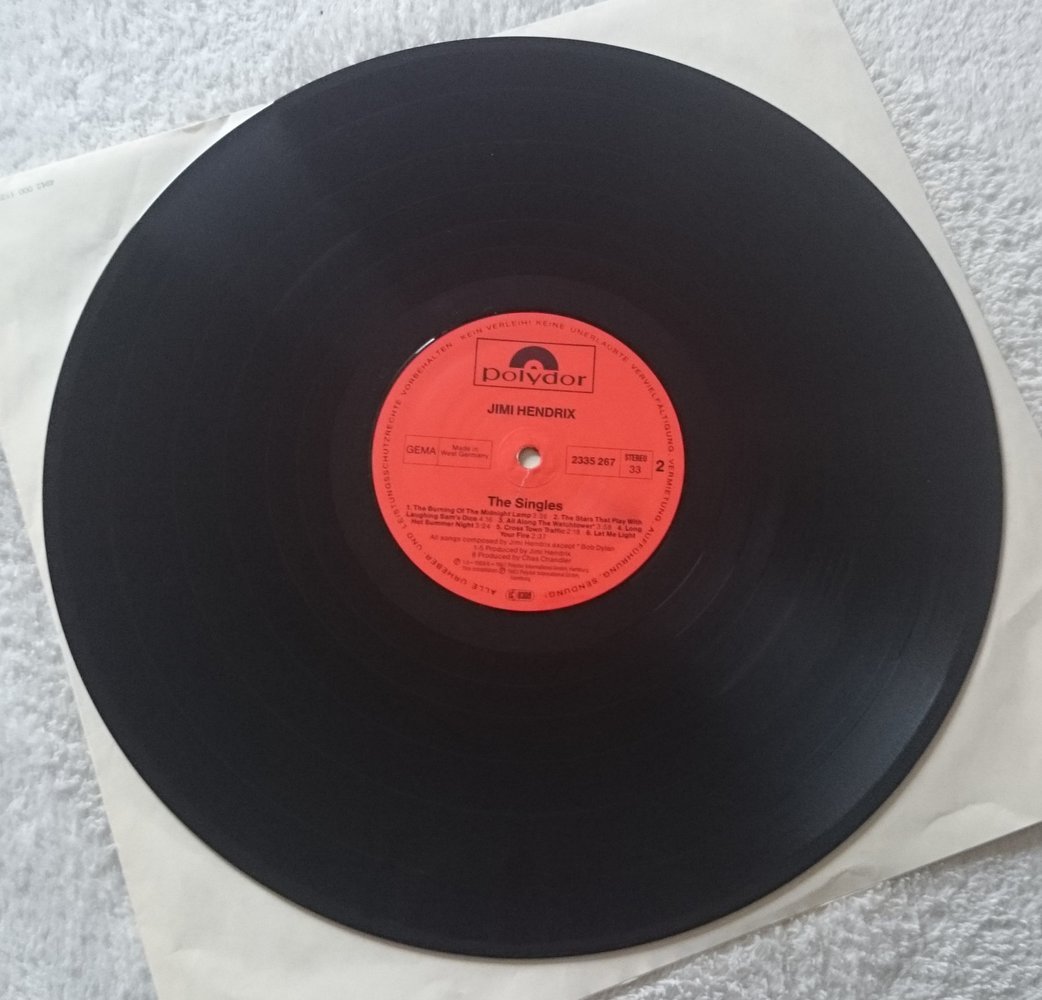 Jimi Hendrix LP The Singles Album