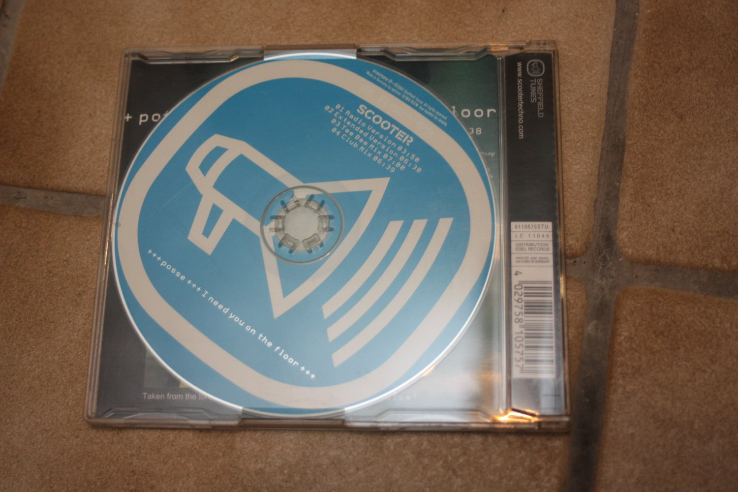 Maxi Single CD Scooter - Posse i need you on the floor