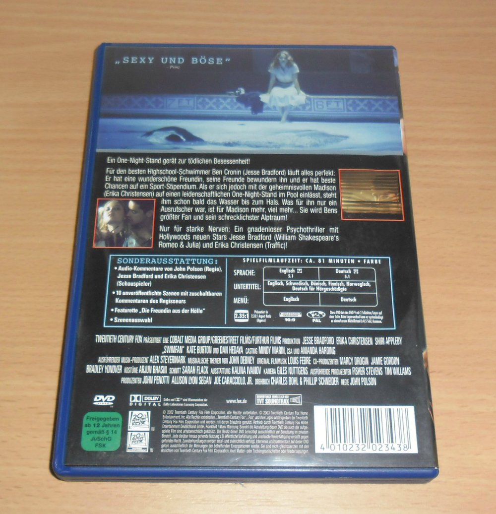 Swimfan  DVD  FSK 12