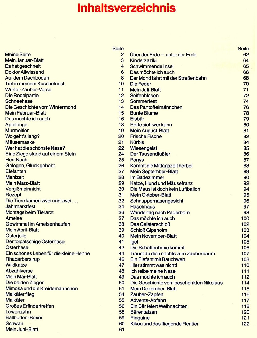 Spielen und lernen - Jahrbuch 1984