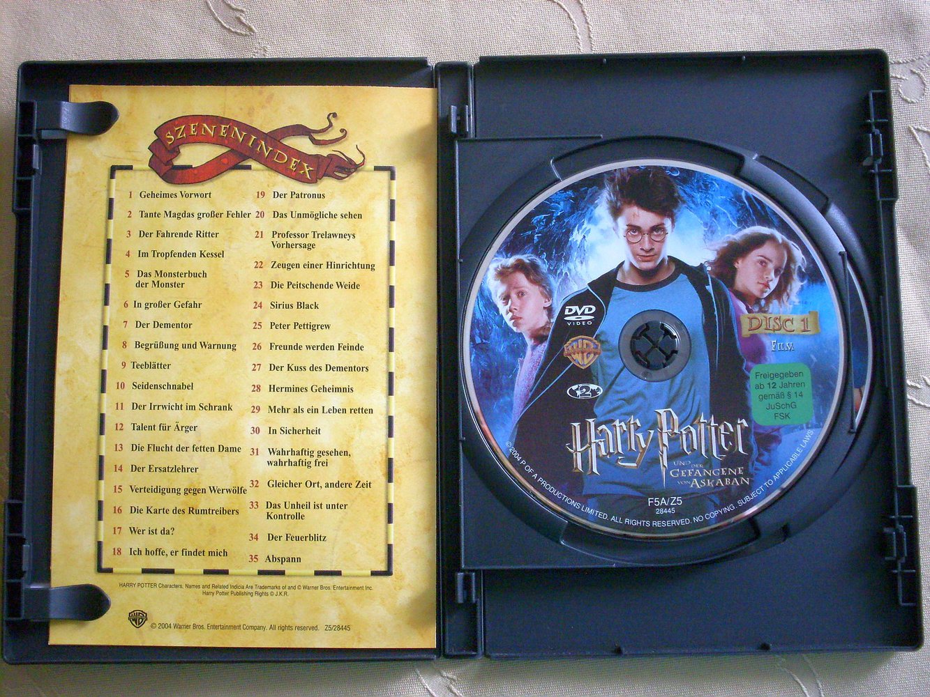 DVD Harry Potter - Gefangene  von Askaban 3. Teil
