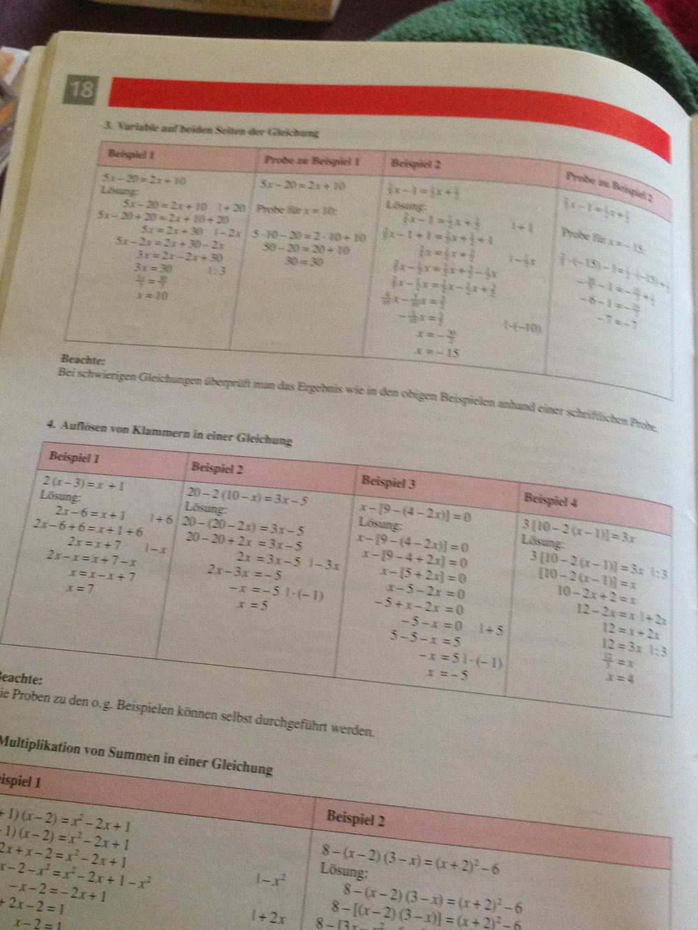 Trainingskurs. Mathematik. Vorbereitung auf höhere berufsbildende Schulen.