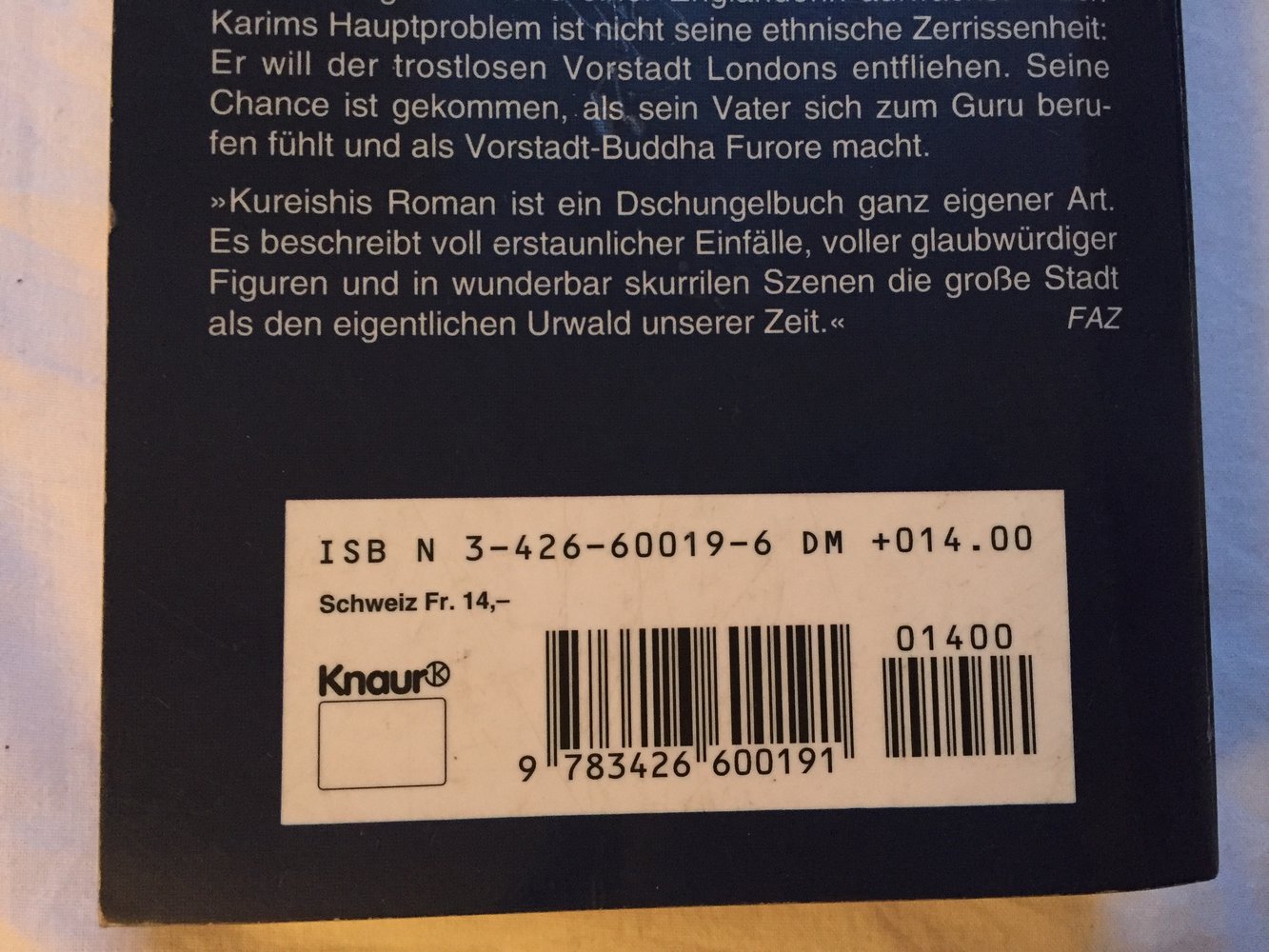 Der Buddha aus der Vorstadt