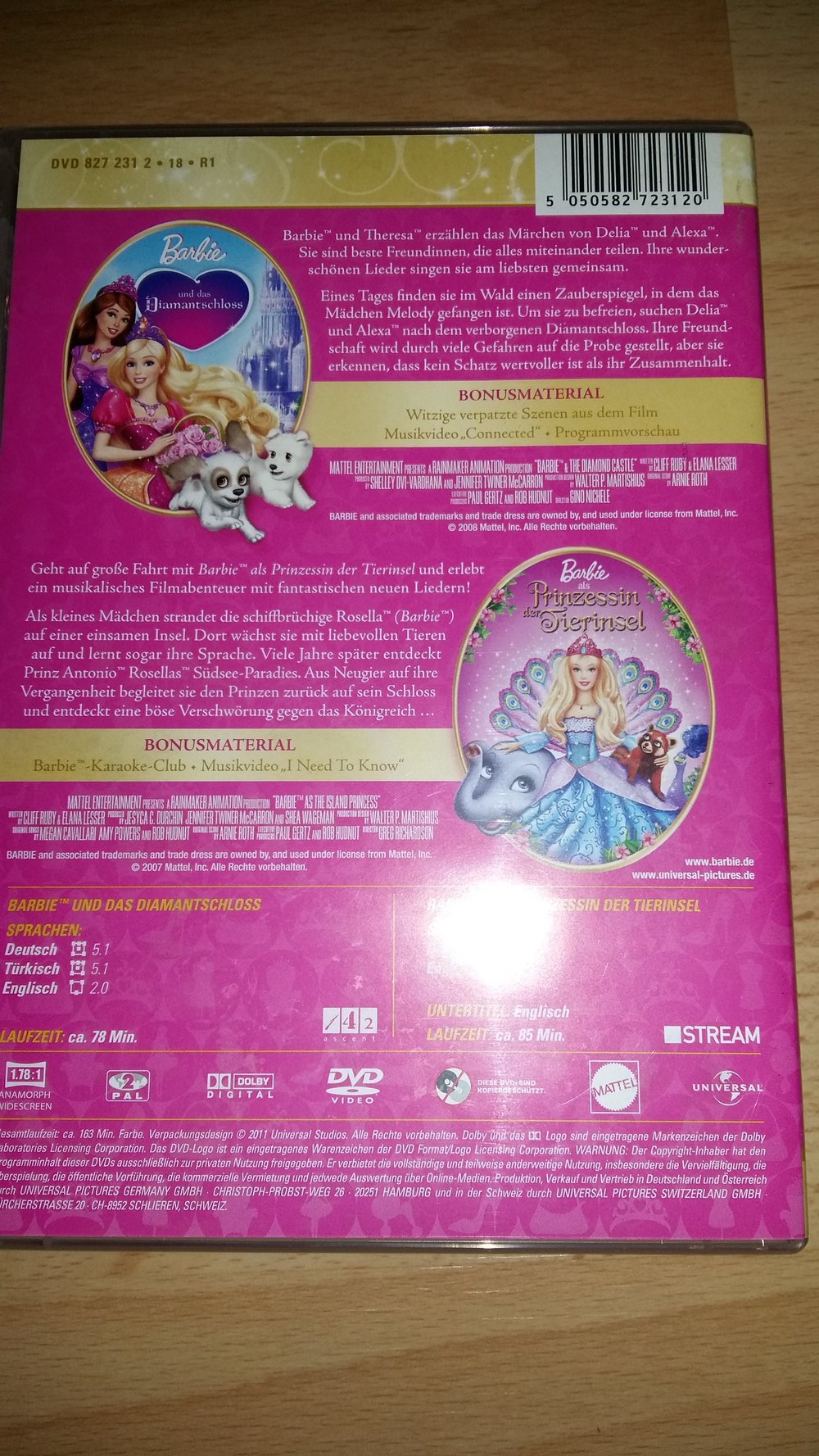 Barbie als Prinzessin der Tierinsel + Barbie und das Diamantschloss