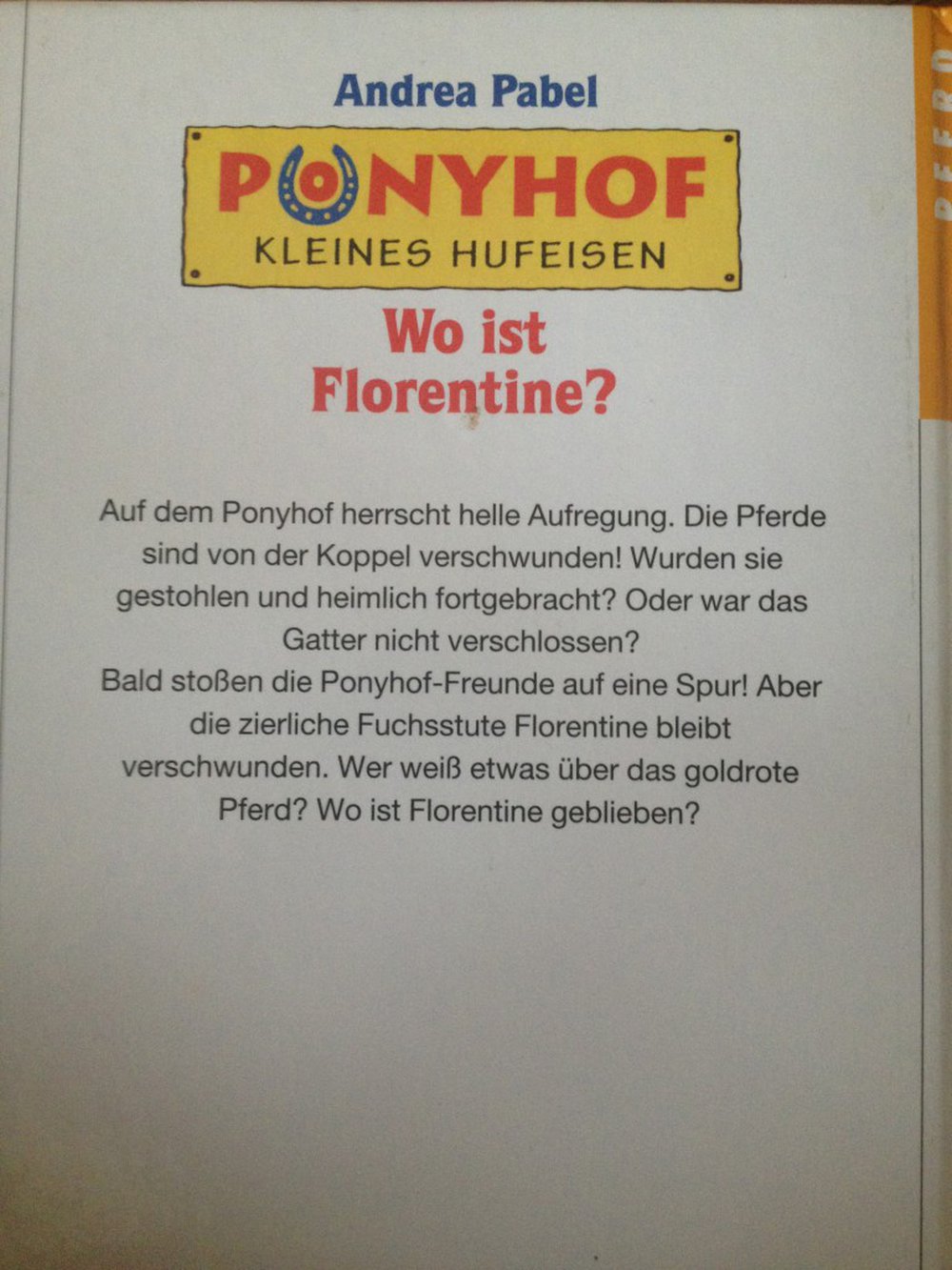 Wo ist Florentine?