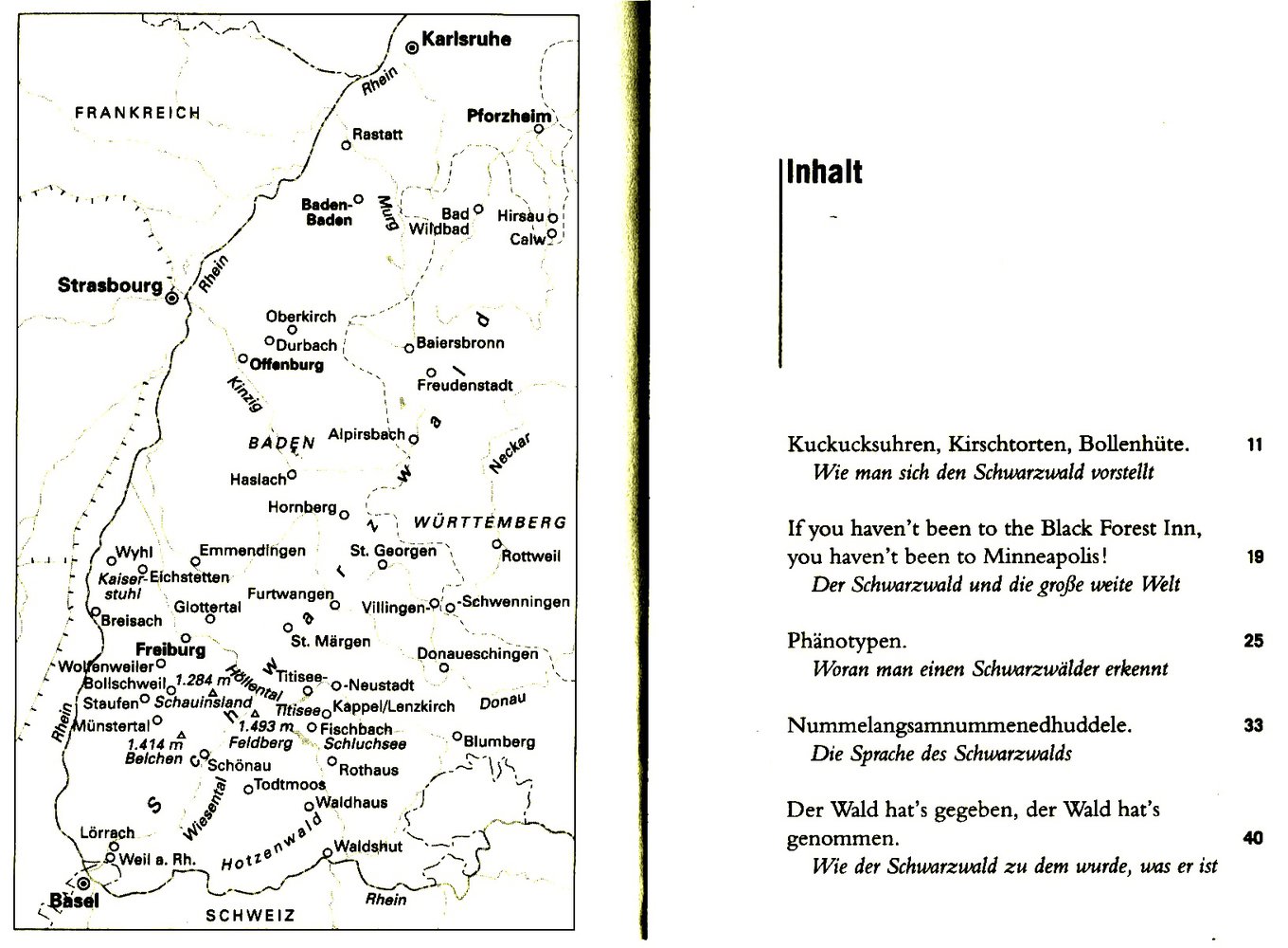 Gebrauchsanweisung für Freiburg und den Schwarzwald