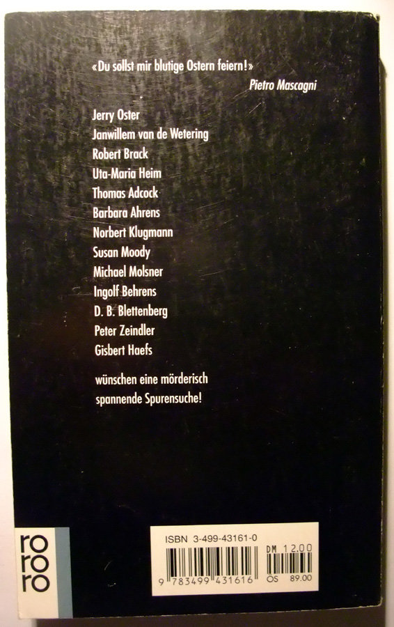 Janwillem van de Wetering u.A. - Bloody Bunny (Blutige Ostern, Thriller, Spannung, Geschenk)