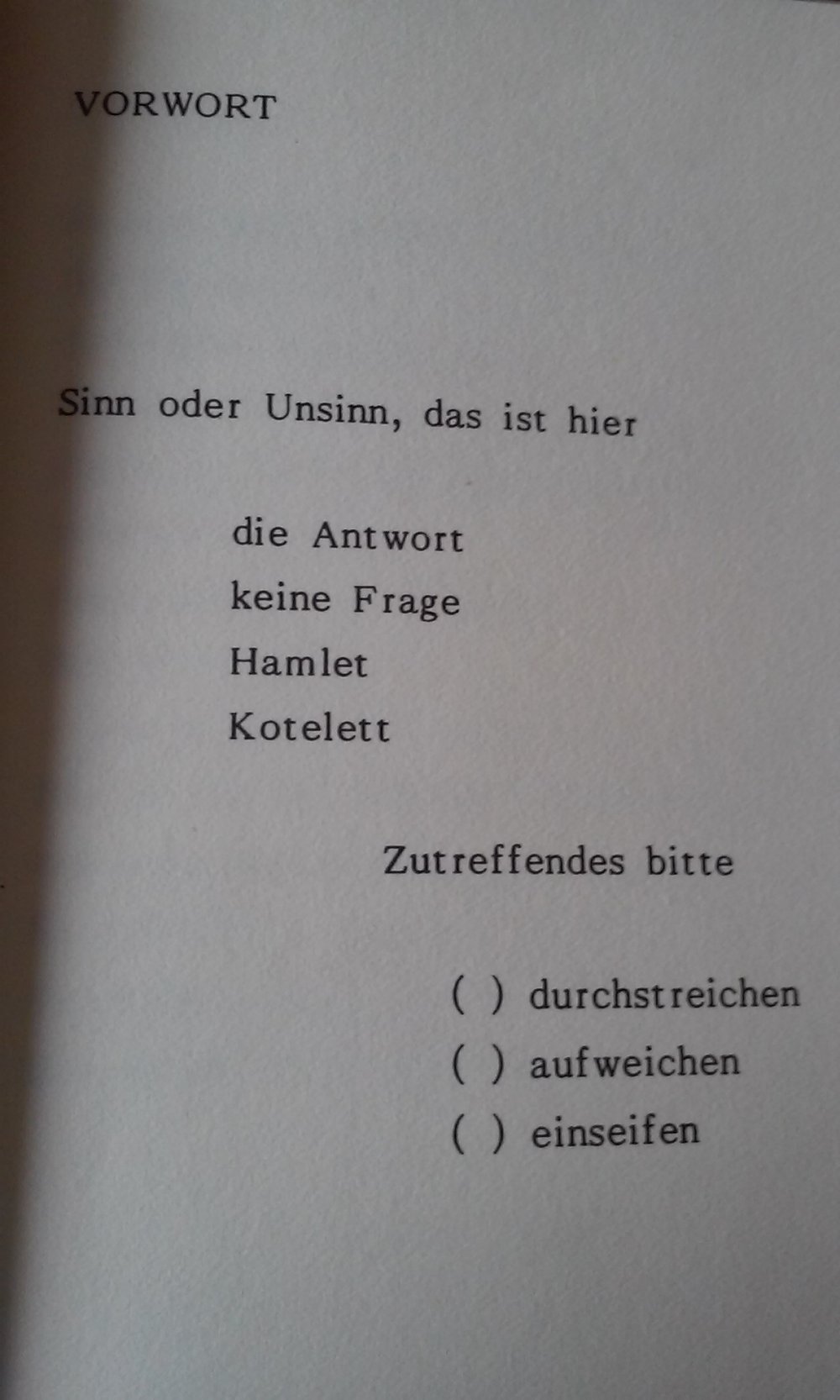 ---Rarität---Knickpillen Poesie zwischen Kümmel und Kööm    