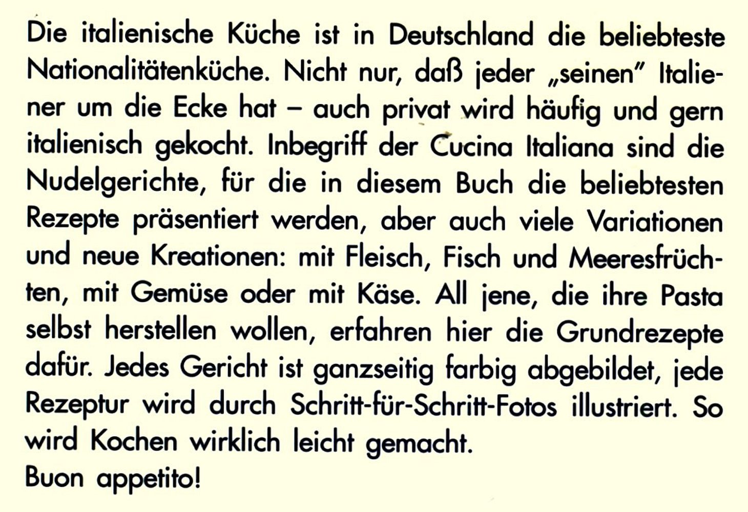 Italienische Küche - Pasta / Nudeln 