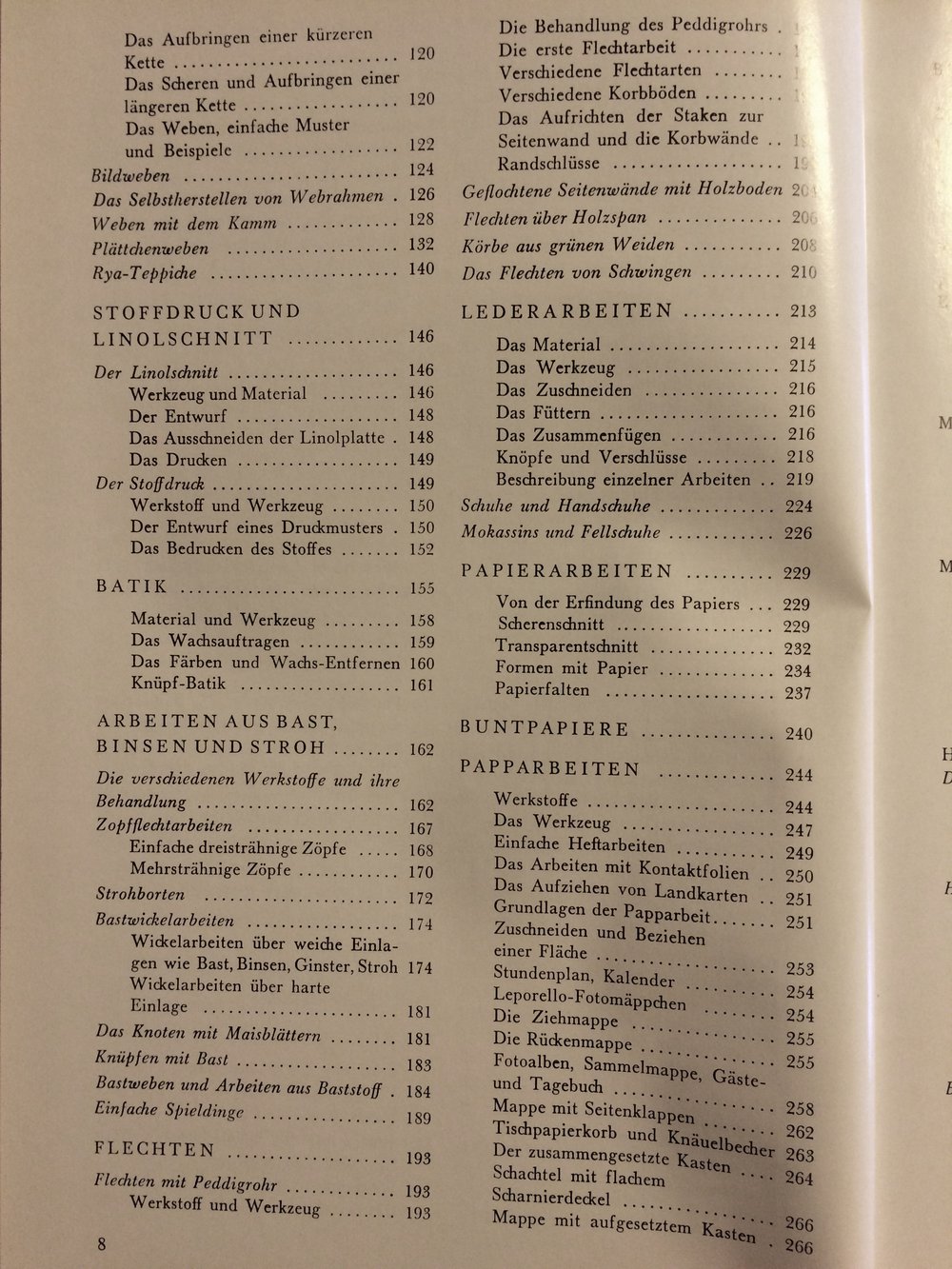 WERKBUCH für Mädchen mit Schnittübersicht