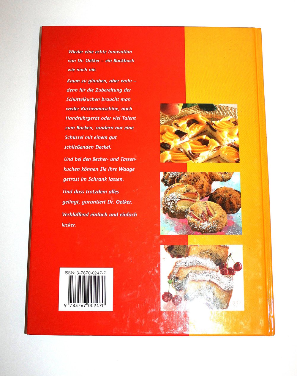 Schüttelkuchen Dr. Oetker Backbuch