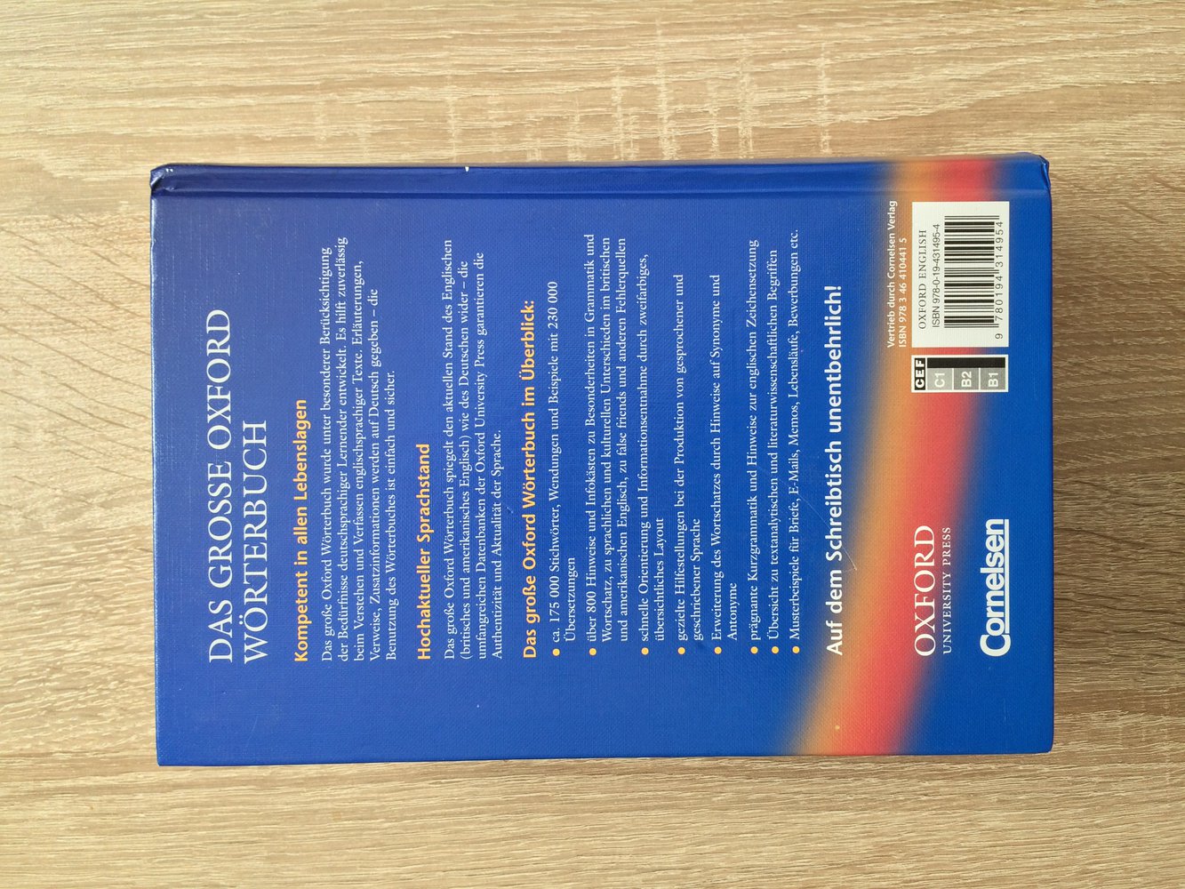 Oxford Wörterbuch, Englisch-Deutsch, Deutsch-Englisch, mit Exam Trainer