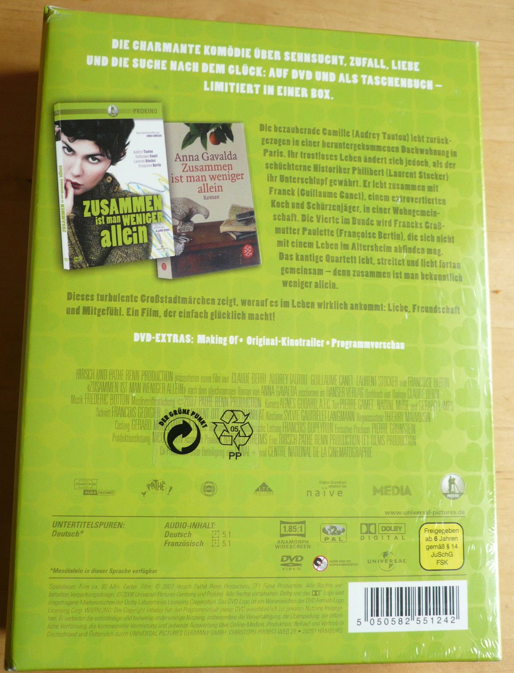 Zusammen ist man weniger allein (Set: DVD + Buch)