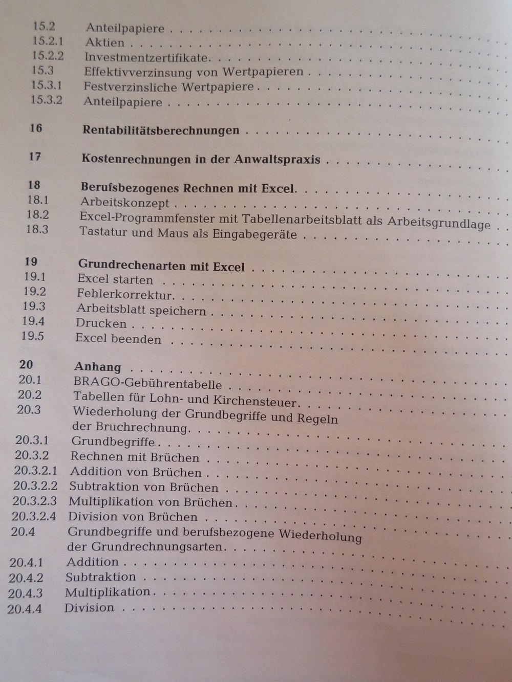 Rechnungswesen für Rechtsberufe Teil 2: Rechnen