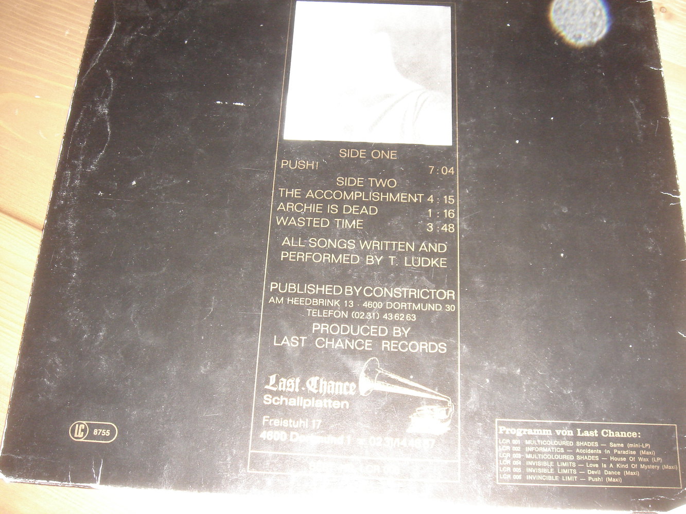 the invincible limit PUSH! vinyl