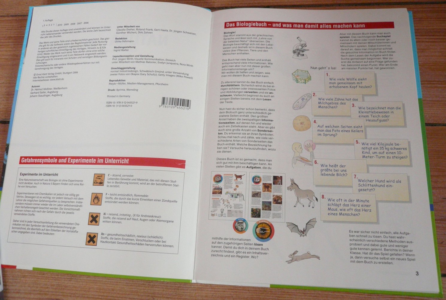 Natura Natur und Technik, Schwerpunkt Biologie 5/6 
