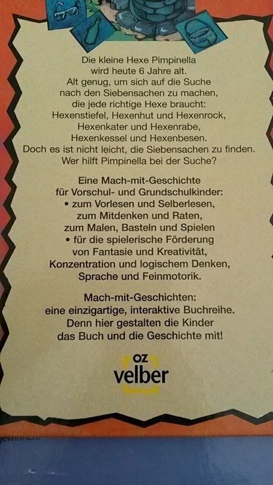 Mit-mach-Buch Kleine Hexe Pimpinella