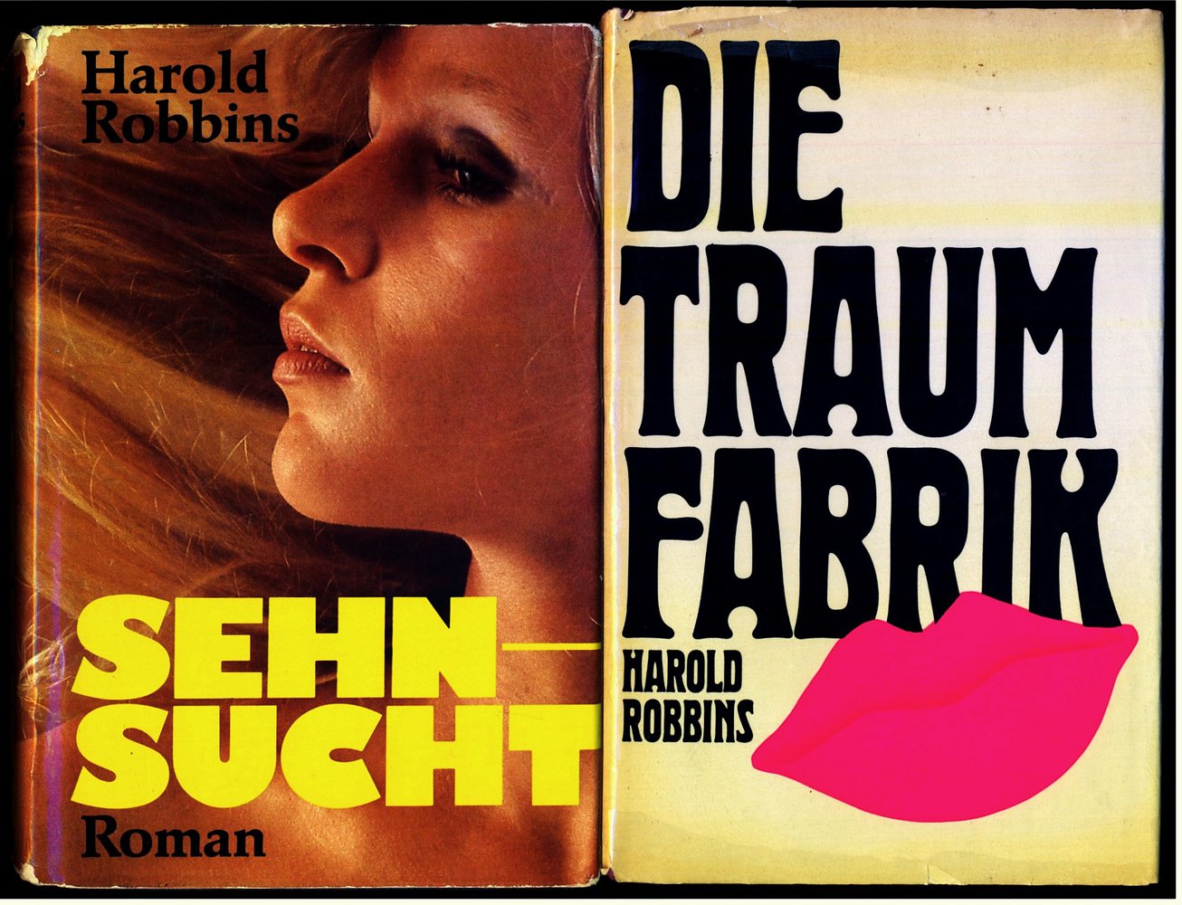 2 Romane von Harold Robbins : Die Traumfabrik - Sehnsucht