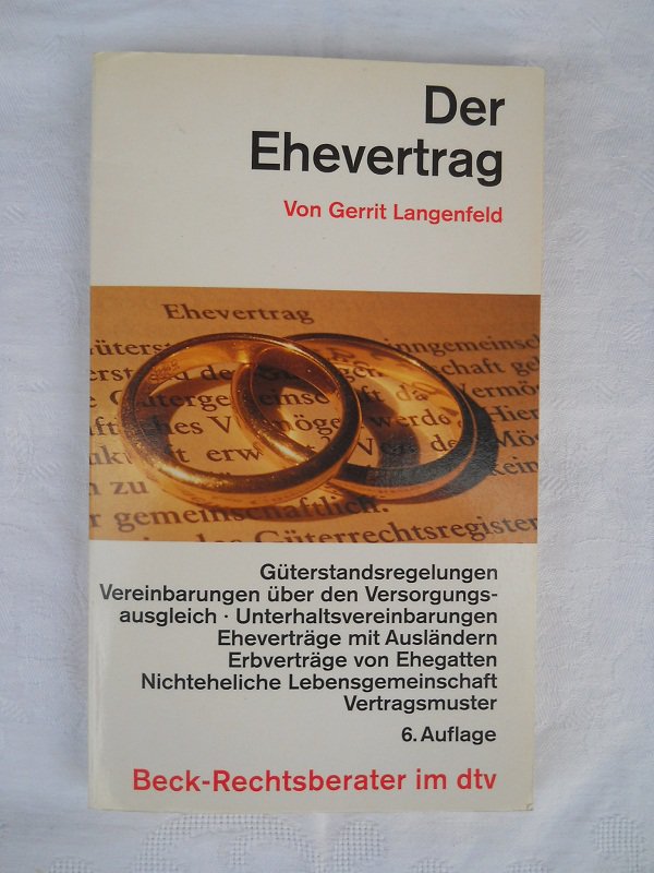 Der Ehevertrag