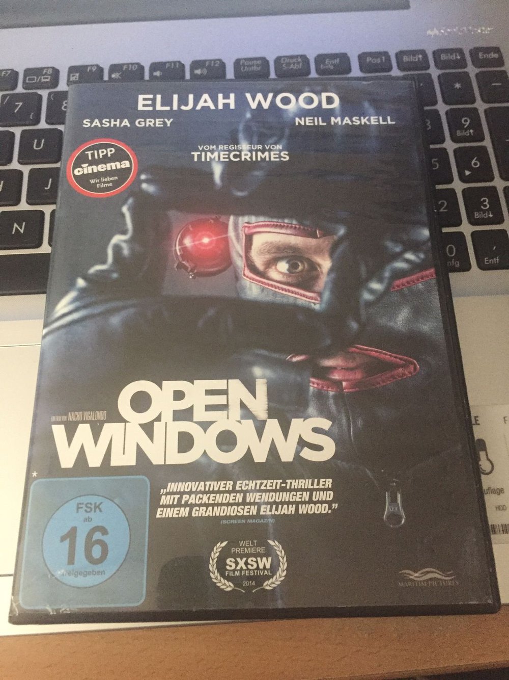 Open Windows DVD * Thriller mit Elijah Wood