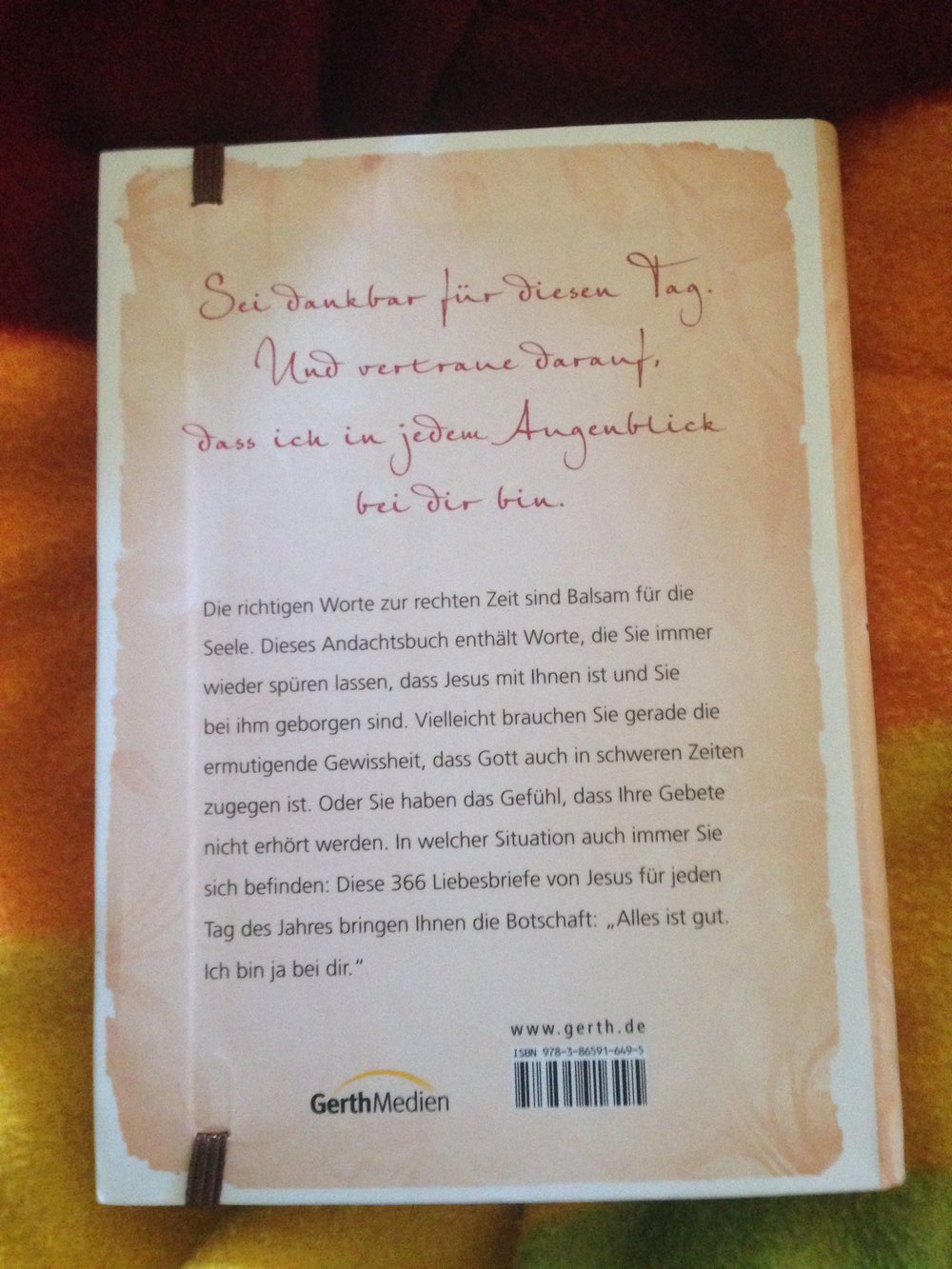 Ich bin bei dir. 366 Liebesbriefe von Jesus