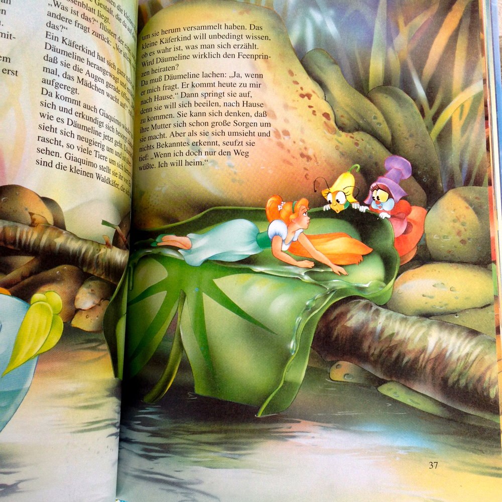 Däumeline von Don Bluth´s als Bilderbuch 