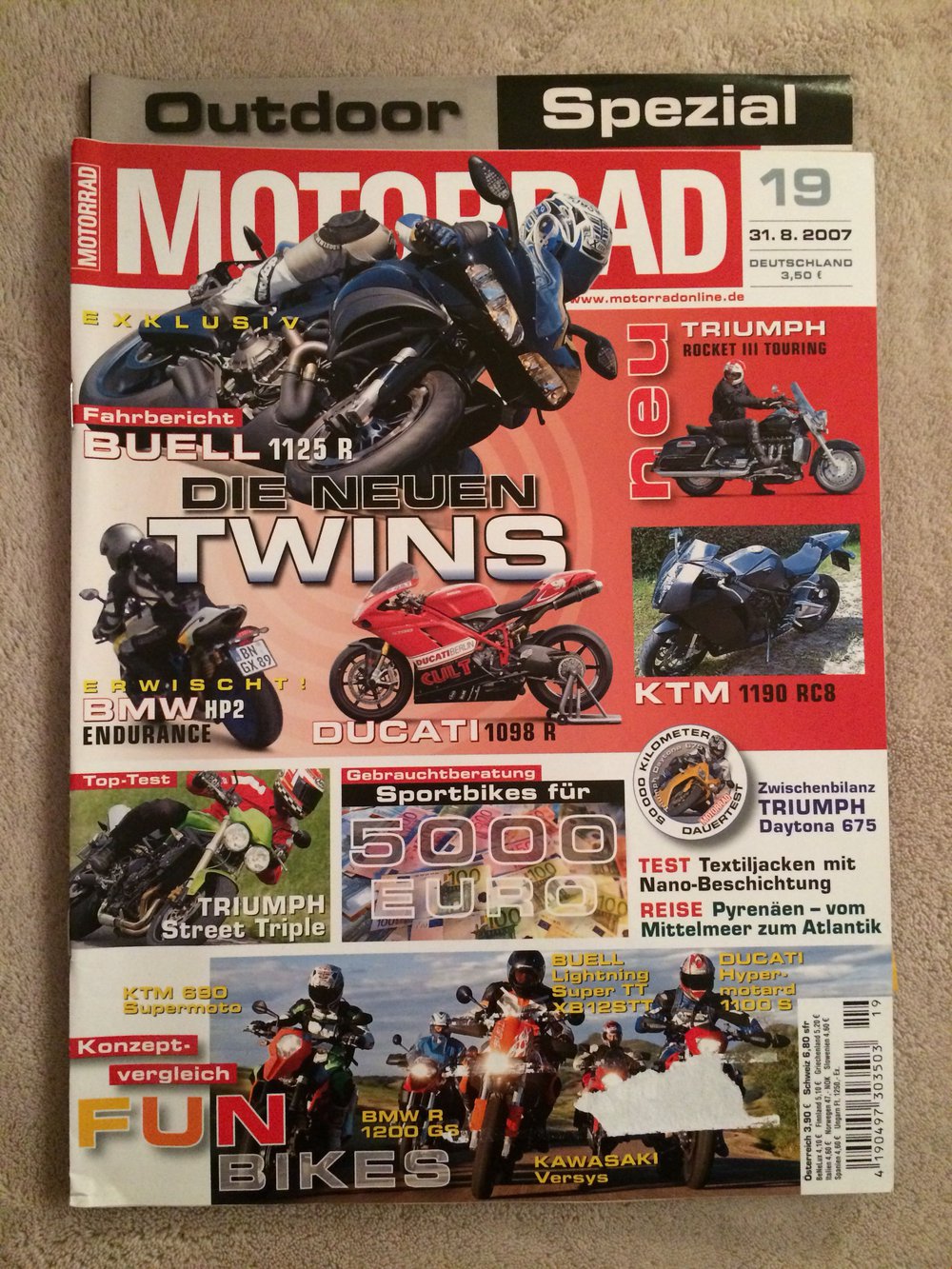 Motorrad #19 KTM BMW DUCATI KAWASAKI
