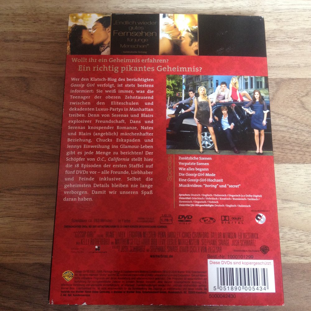 Gossip Girl – Die komplette erste Staffel