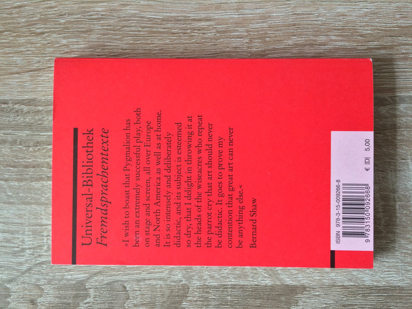 Pygmalion - Bernard Shaw