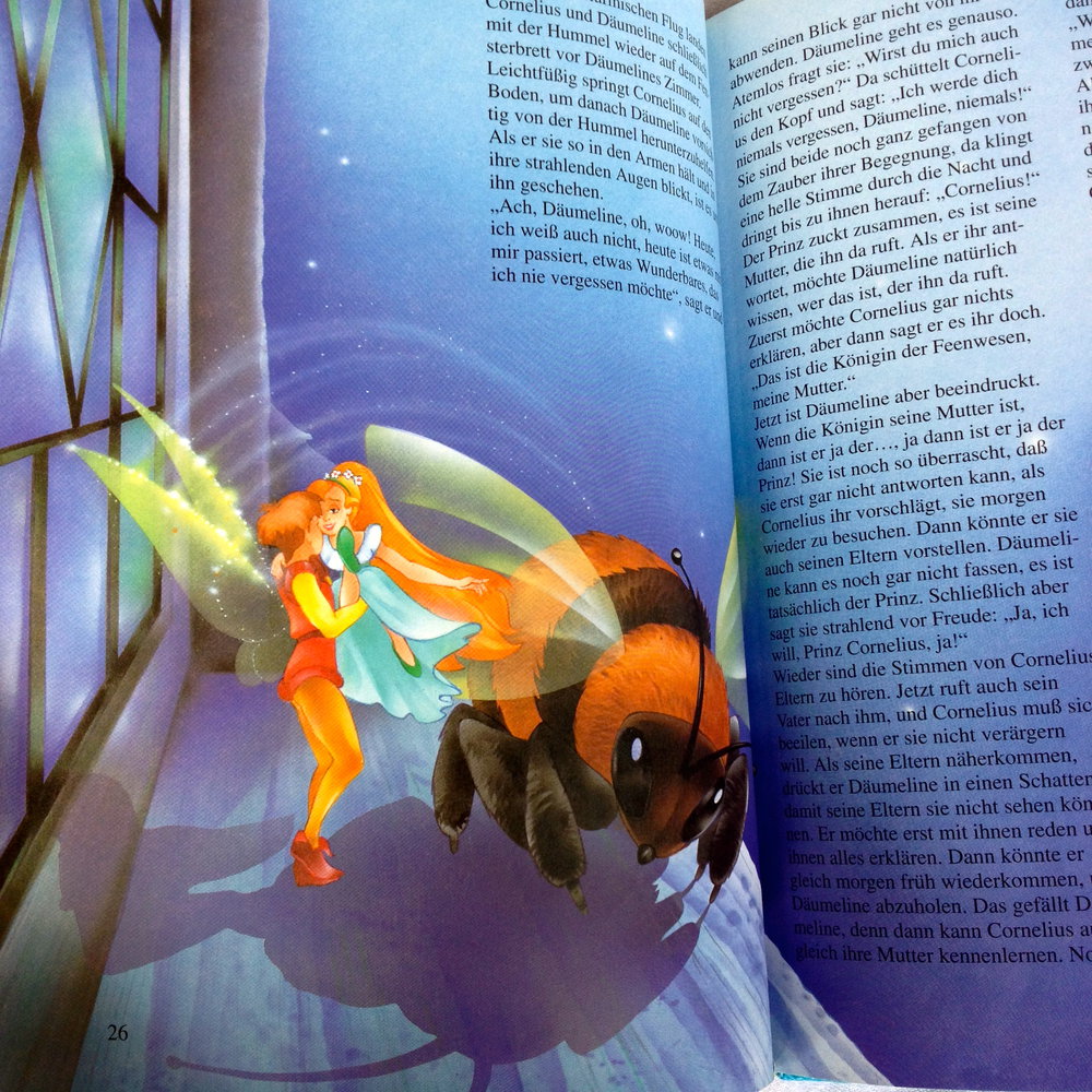 Däumeline von Don Bluth´s als Bilderbuch 