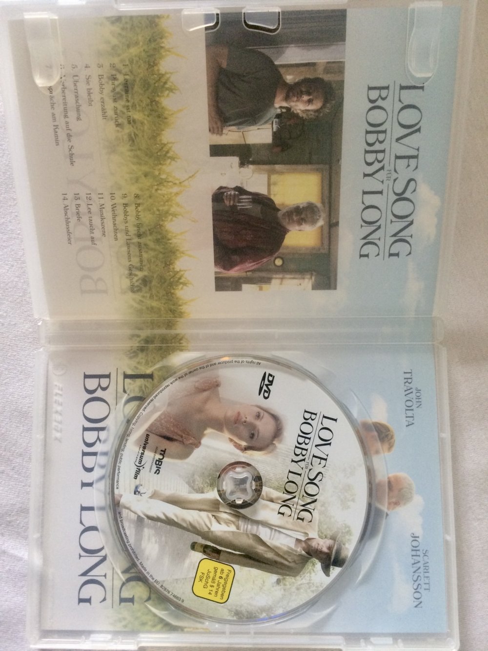 DVD: Lovesong für Bobby Long mit John Travolta & Scarlett Johansson von Shainee Gabel