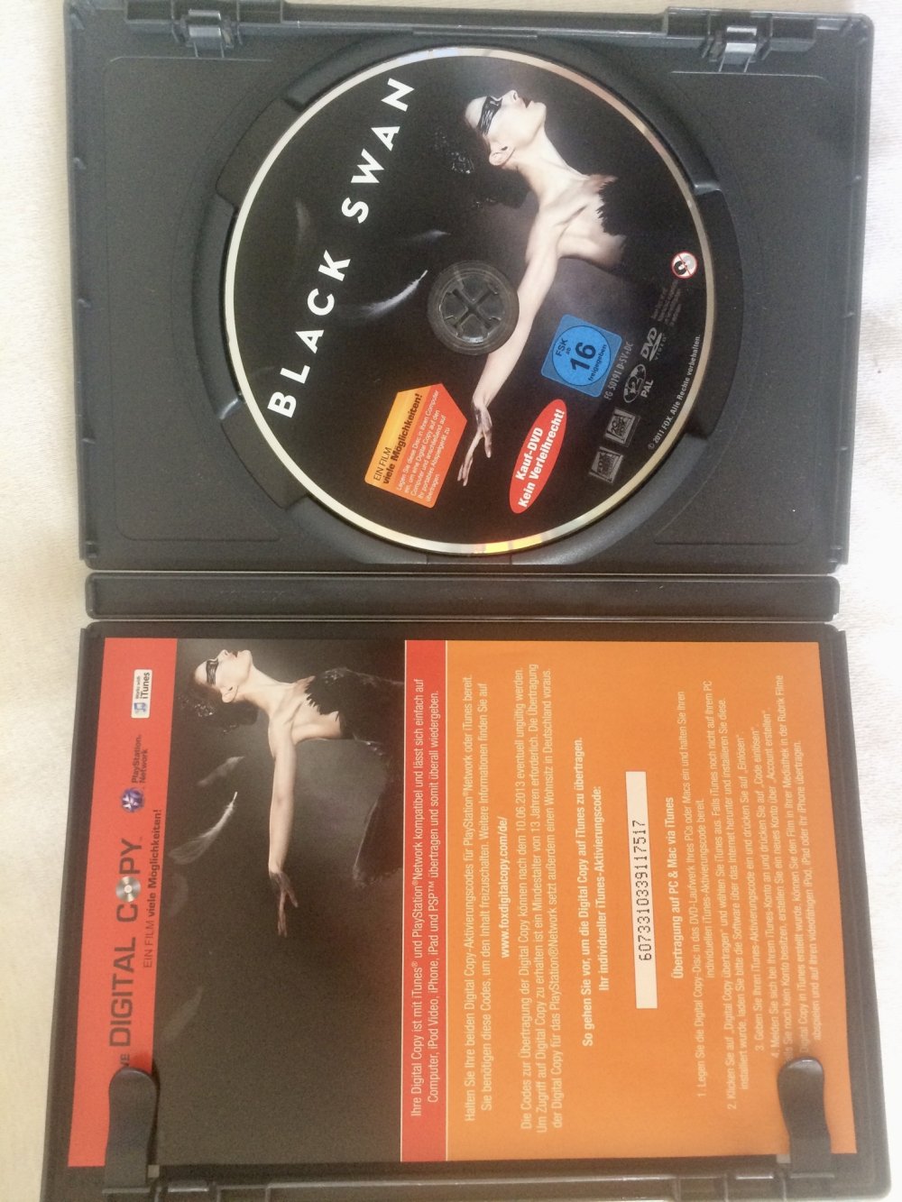 DVD Black Swan mit Natalie Portman von Darren Aronofsky 2010