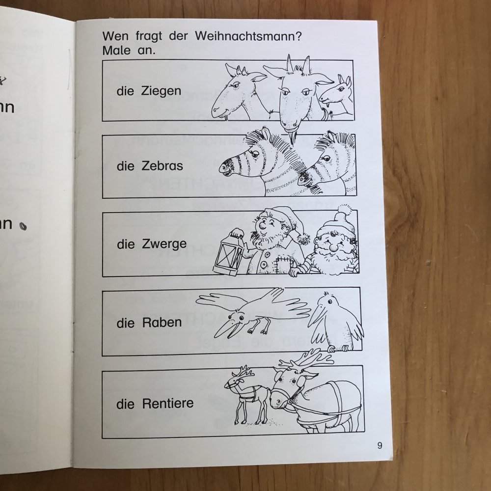 Lerne Lesen Weihnachtsmann in Not