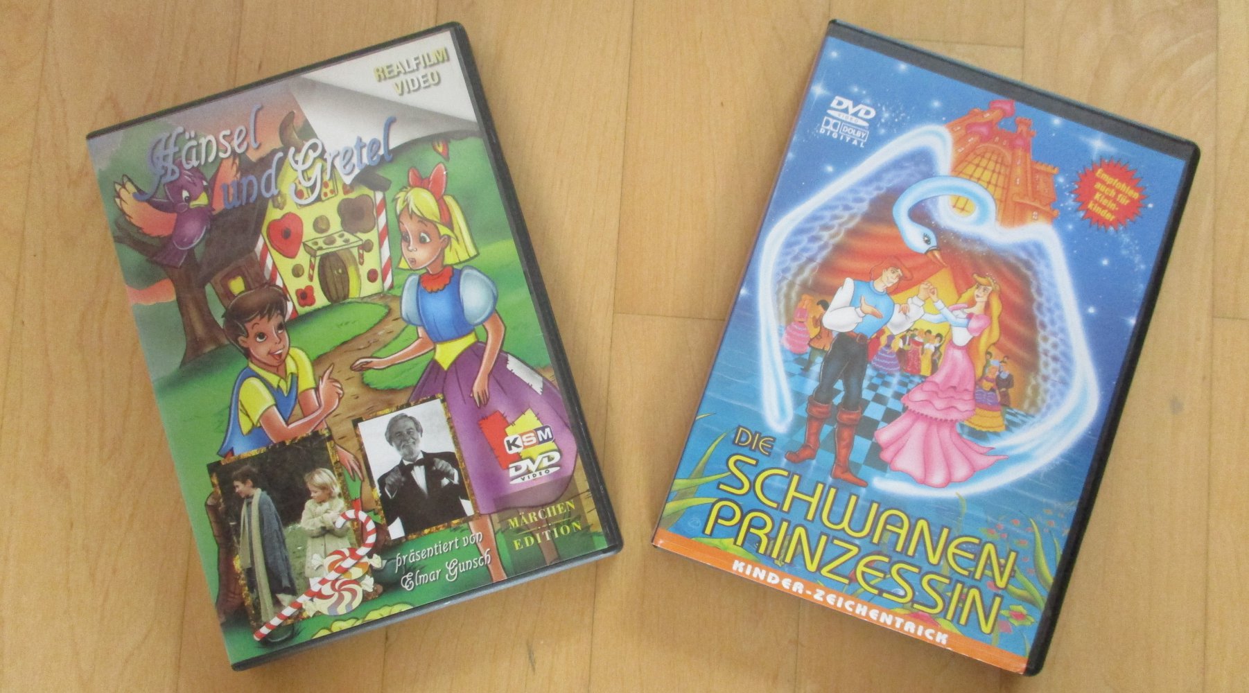 2 DVD´s Märchen Hänsel&Gretel und Schwanenprinzessin